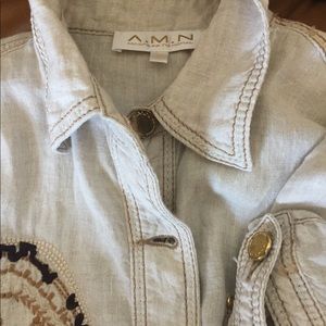 A.M.N. Madness National Linen Shirt | Dress